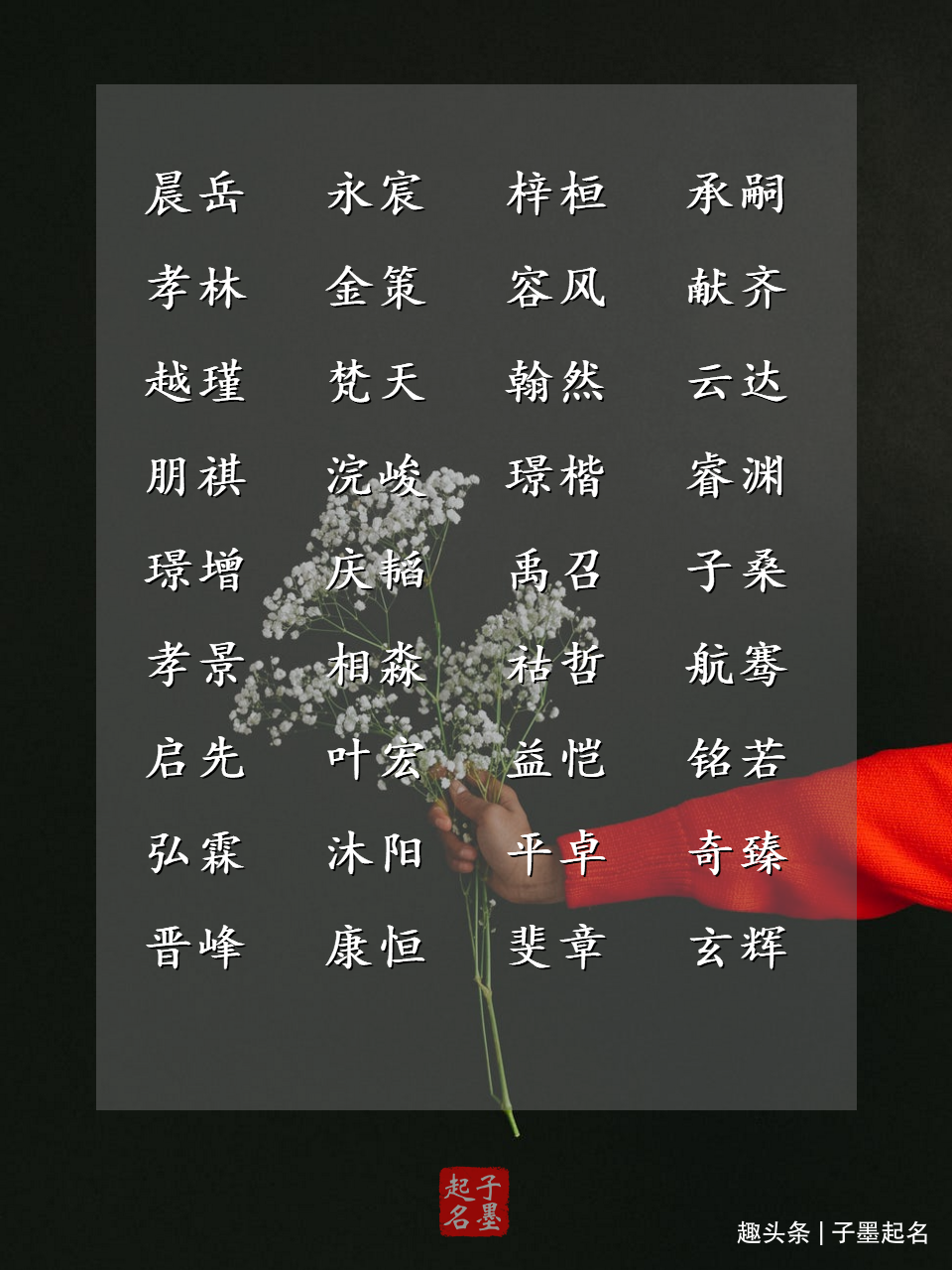 男孩取名精选：沧江西照，翱翔自得的男宝宝名字