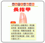 看指甲形状来判断个性