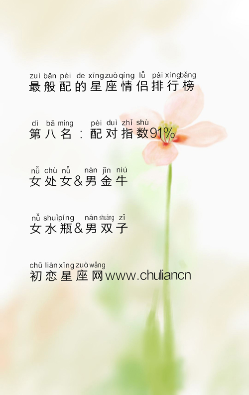 最般配的星座情侣排行榜 最般配的星座情侣排行榜