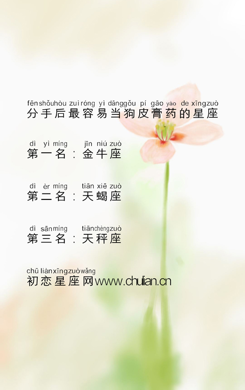 分手后最容易当个狗皮膏药的星座 分手后最容易当个狗皮膏药的星座